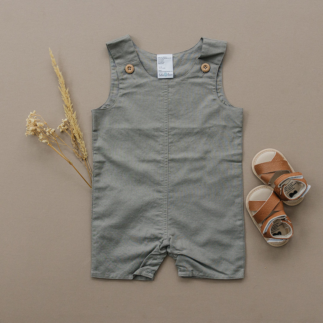 Sleeveless Linen Romper