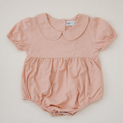 Peter Pan Collar Linen Romper