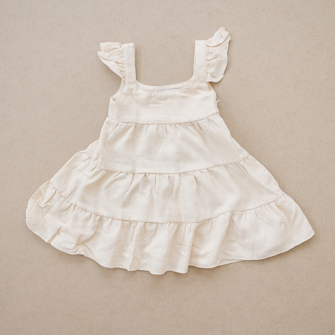 Ruffle Linen Dress *NEW*