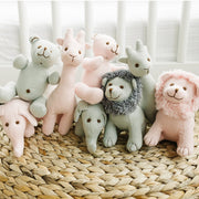 Linen Lion Rattle