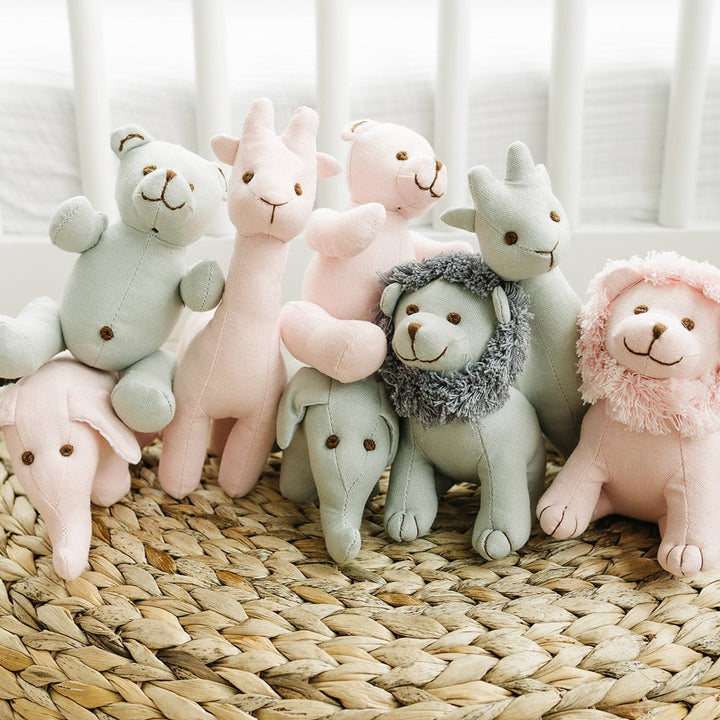 Linen Bear Rattle