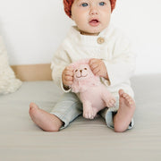 Linen Lion Rattle