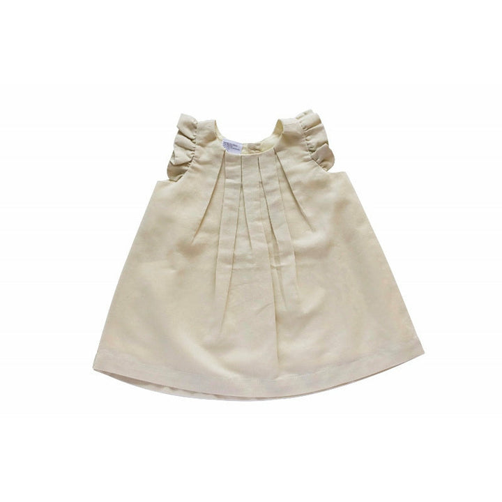 Box Pleat Linen Dress
