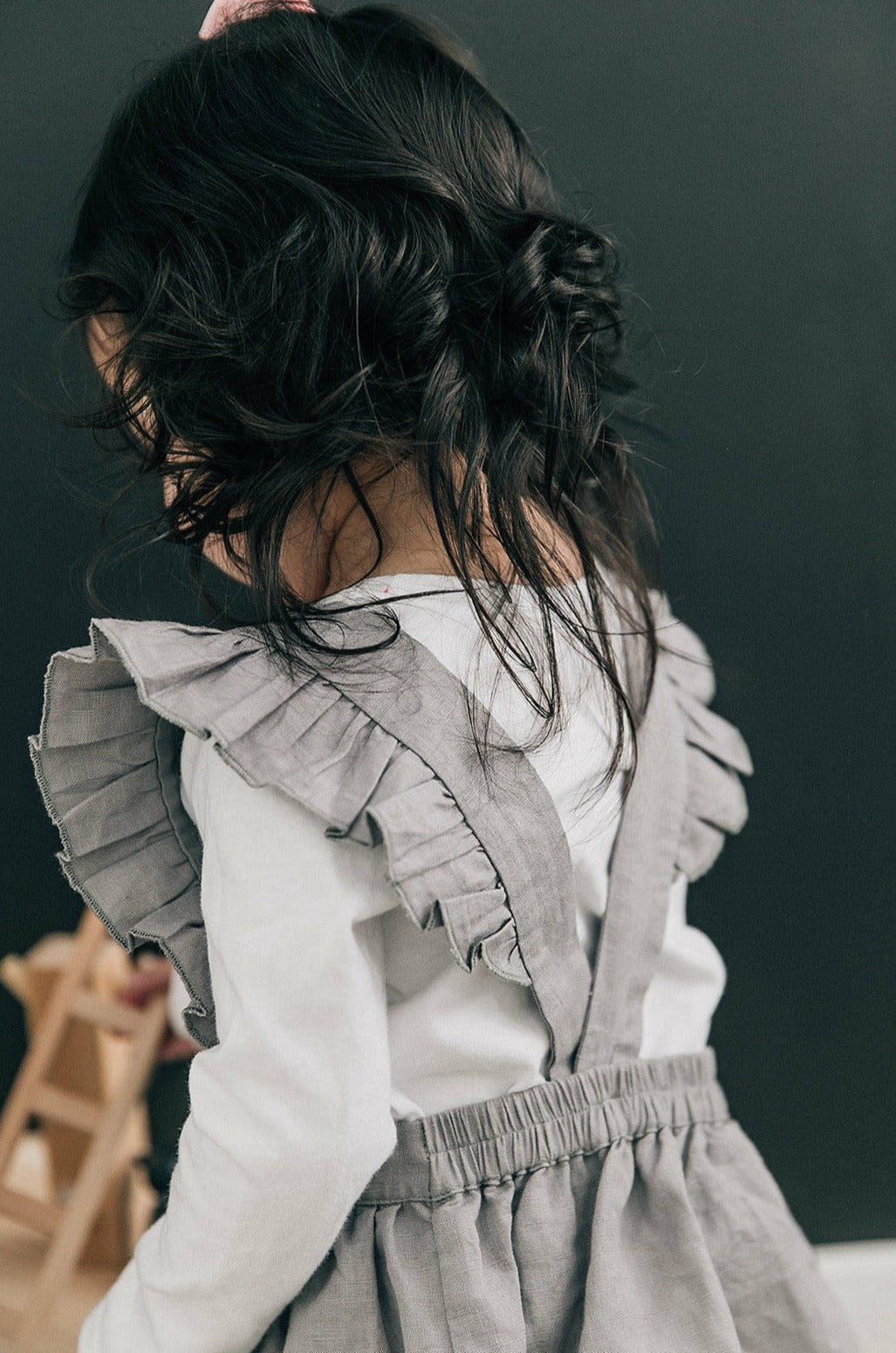 Pinafore Linen Dress Beba Bean Pinafore Linen Dress Beba Bean
