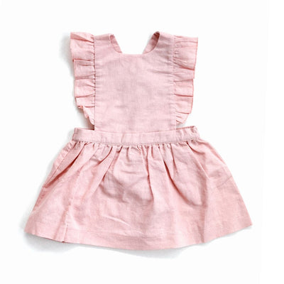 Pinafore Linen Dress