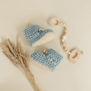 Sweater Moccs - Sage Green