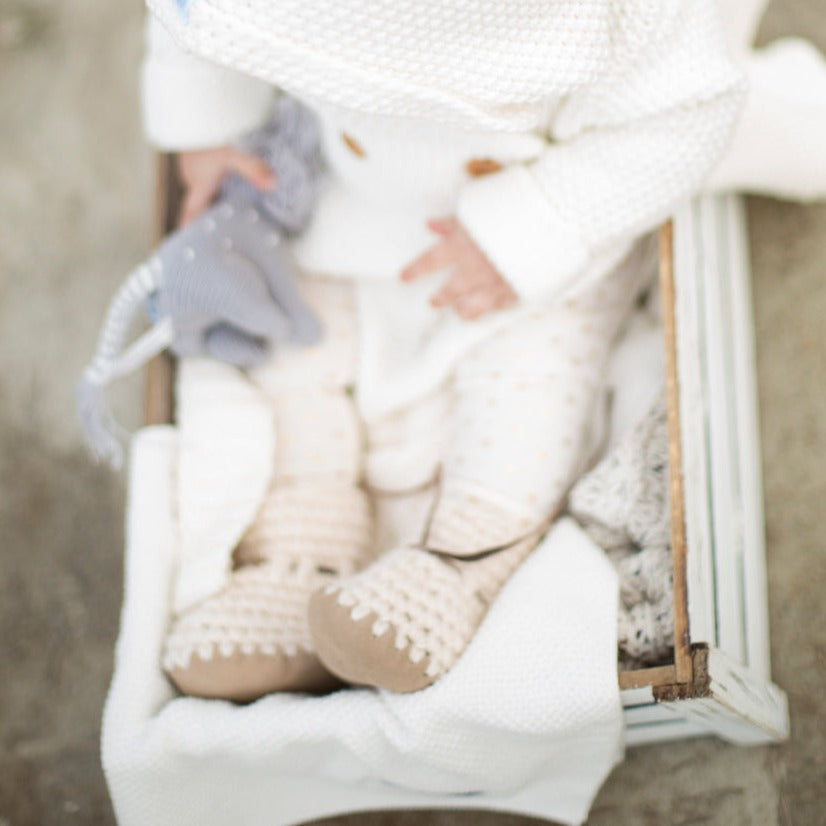 Sweater Moccs Ivory