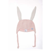 Beba Bean Accessories Pink Crochet Bunny Toque