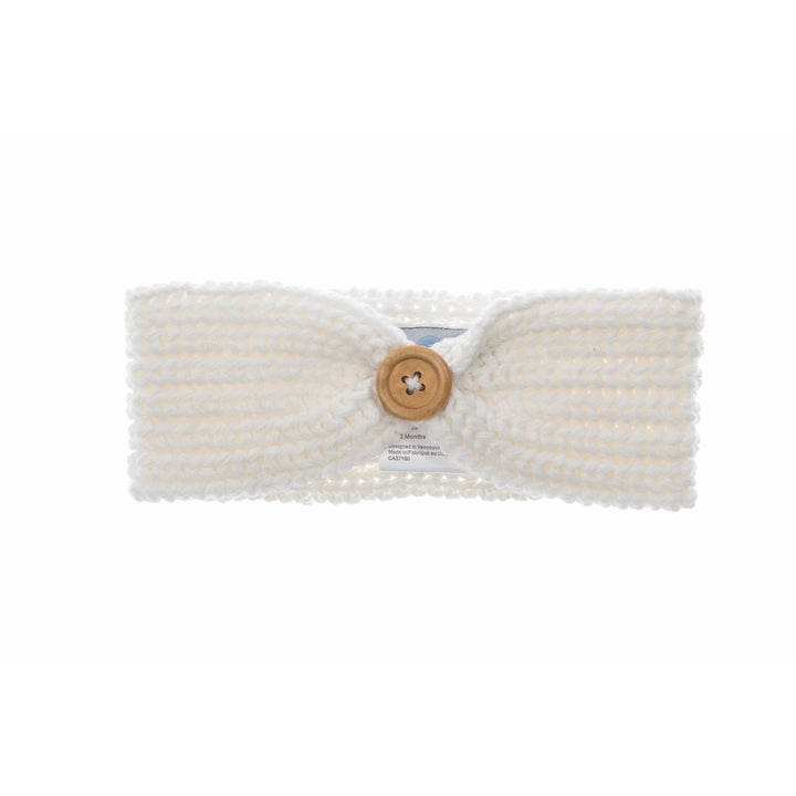Beba Bean Accessories Ivory Knit Headband