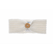 Beba Bean Accessories Ivory Knit Headband