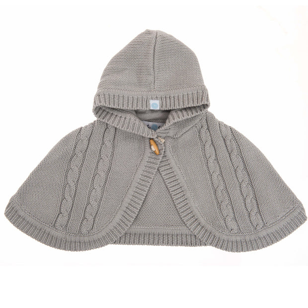Beba Bean Clothes Grey Knit Cape