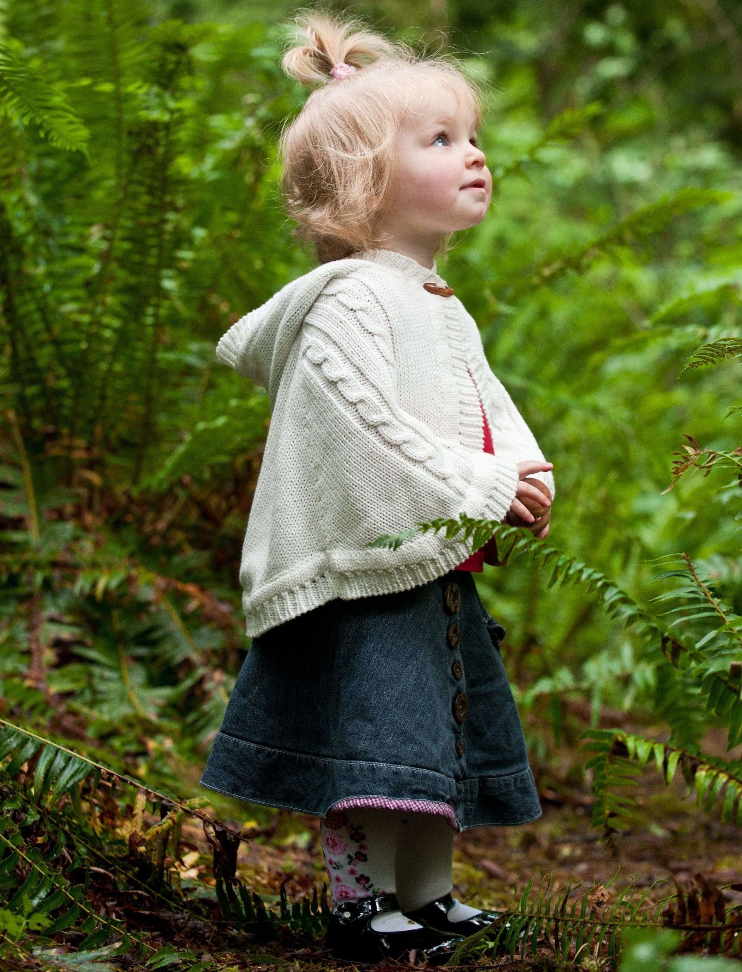 Knit Cape Beba Bean