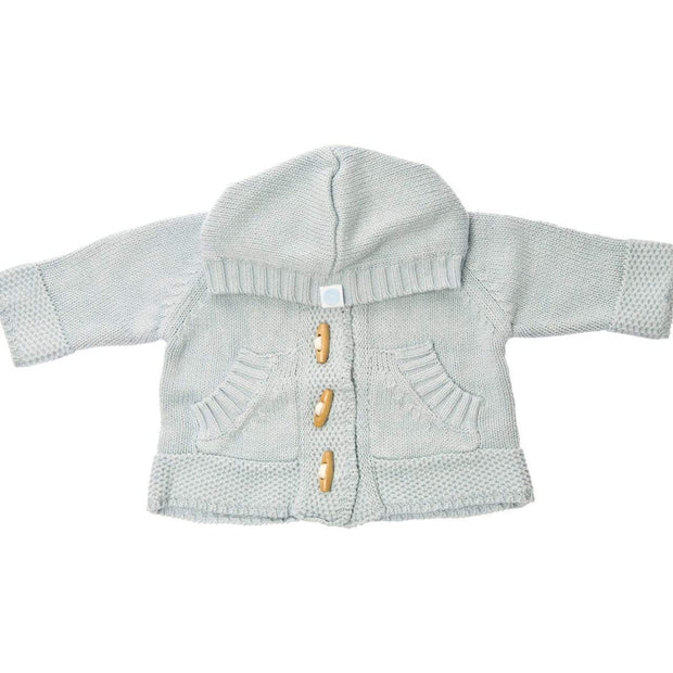 Beba Bean Clothes 0-3 / Blue Knit Hoodie