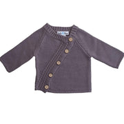 Beba Bean Clothes Grey Long Sleeved Cardigan