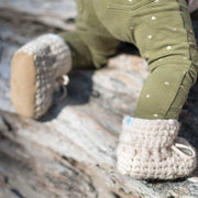 Beba Bean Shoes Sweater Moccs - Grey