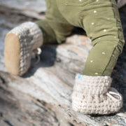 Beba Bean Shoes Sweater Moccs - Ivory