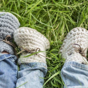 Beba Bean Shoes Sweater Moccs - Ivory