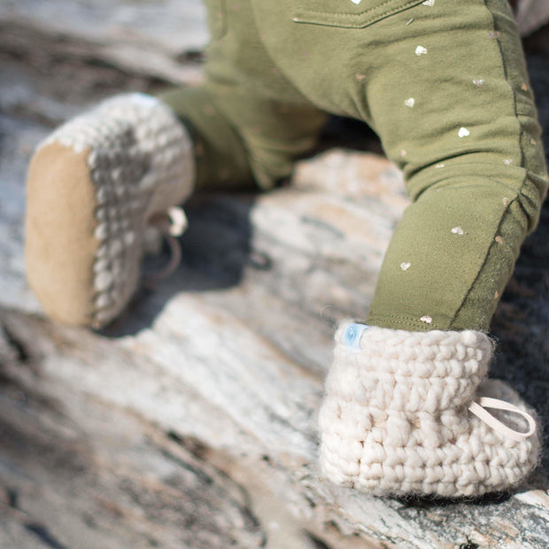 Beba Bean Shoes Sweater Moccs - Navy